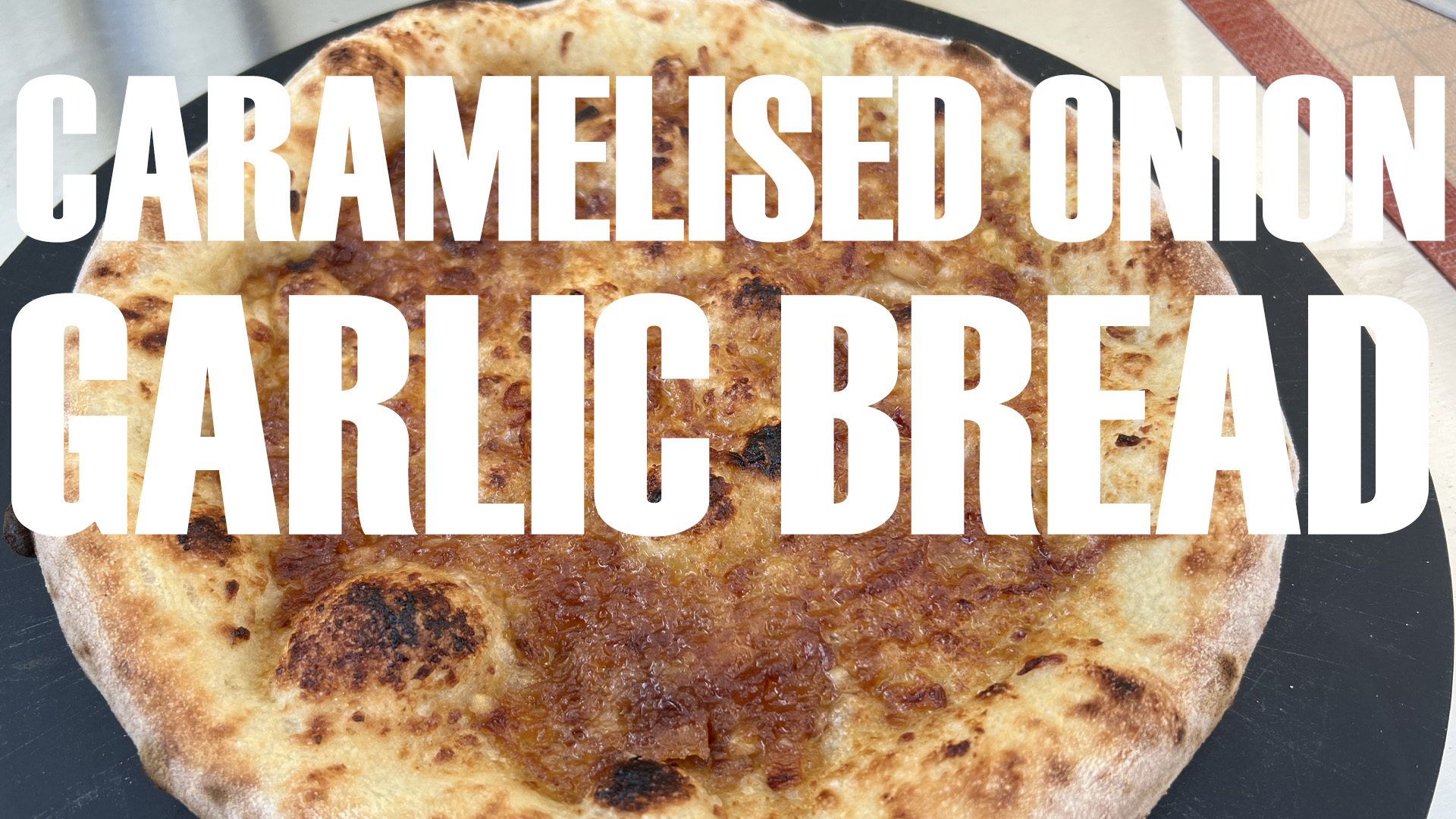 Caramelised Onion Garlic Bread